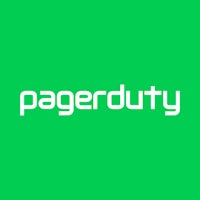 a green background with the word pagerduty on it
