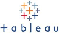 the tableau logo on a black background