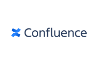 the logo for confidence on a black background